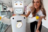 thumbnail: IrelandÕs first socially assistive AI robot 'Stevie II' from robotics engineers at Trinity College Dublin, with Niamh Donnelly, a researcher with the Robotics and Innovation lab, during a special demonstration at the Science Gallery in Dublin.
Brian Lawless/PA Wire