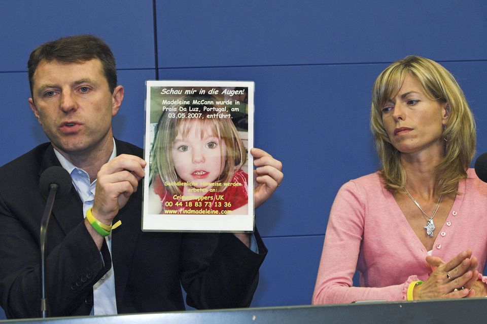 Gerry, and Kate McCann, parents of Madeleine McCann (Sven Kaestner/AP)