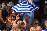 thumbnail: Mourners at the funeral of Brendan Grace (Photo: Mark Condren)