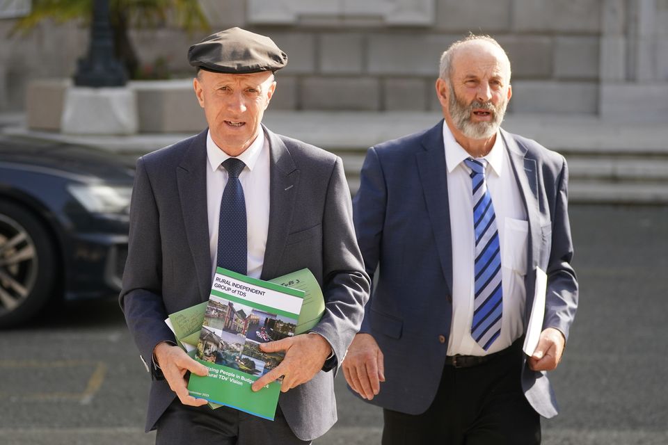 Kerry TDs Michael Healy-Rae and his brother Danny are involved in talks about a new government. Photo: PA