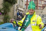 thumbnail: Peader Shortt getting in on the action at the parade.