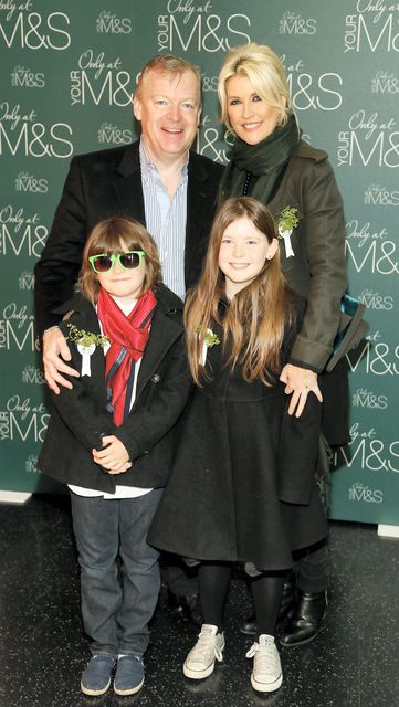 Paul and Lisa Fitzpatrick with their son Dalton and daughter Sophie