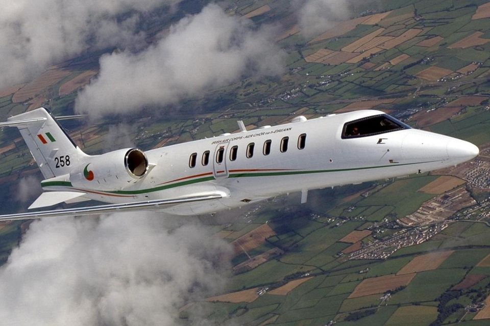 The Government's aeroplane is a 19-year-old Learjet 45