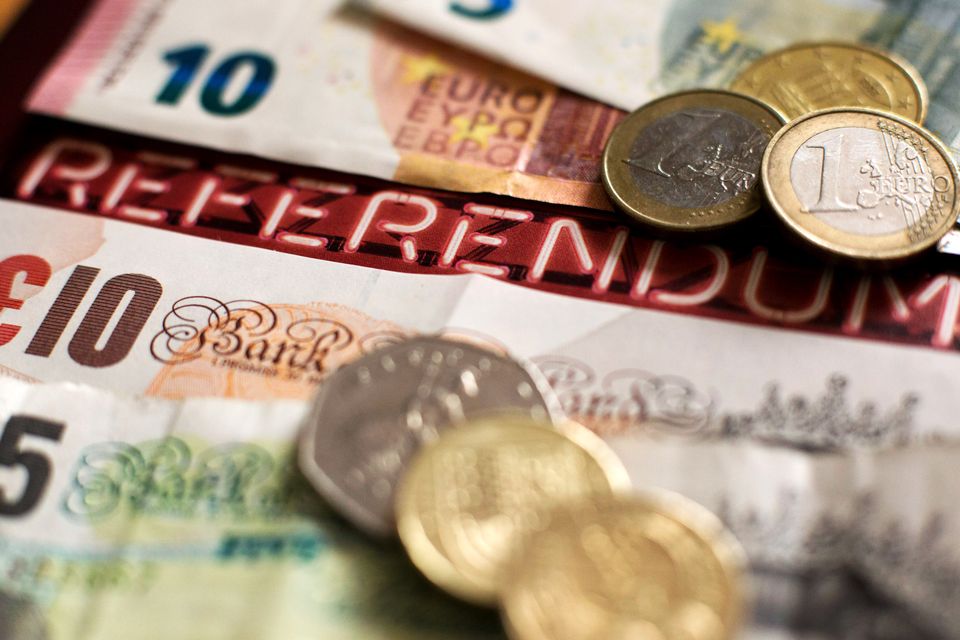 Sterling was down against the euro, dollar and Swiss franc, suggesting the negative sentiment was broad.(Yui Mok/PA)