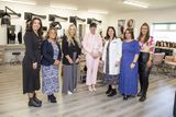 thumbnail: Emma Sinclair, Sandra Berstock, Stephanie Finn, Eileen Cullen, Michelle Christle, Linda Levingstone and Jenny Comerford at the KWETB Hairdressing Apprentices Career Pathway Day which was held in Railway House, the Murrough, Wicklow town.  