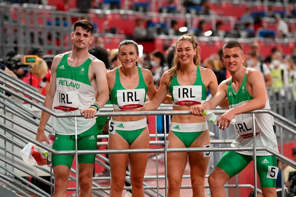 Irish quartet smash national record to reach Olympic final Irish