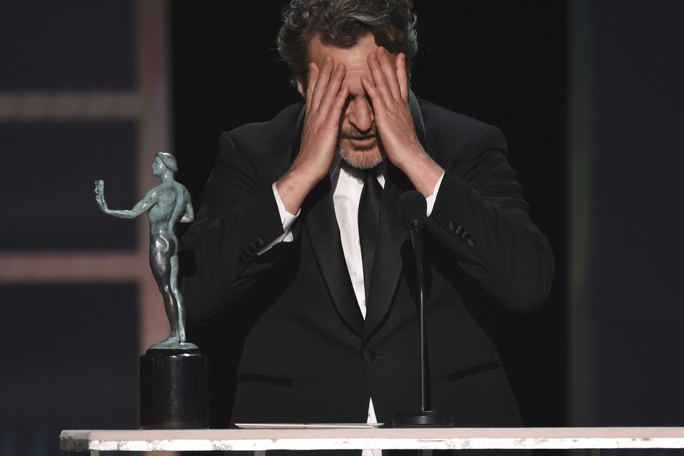 And Joaquin Phoenix took home an award for playing the eponymous lead role in Joker (Chris Pizzello/AP)