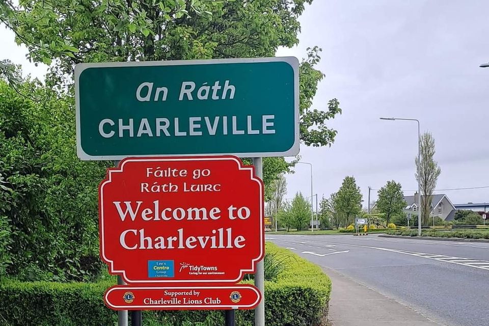 One of the new welcome signs in Charleville.