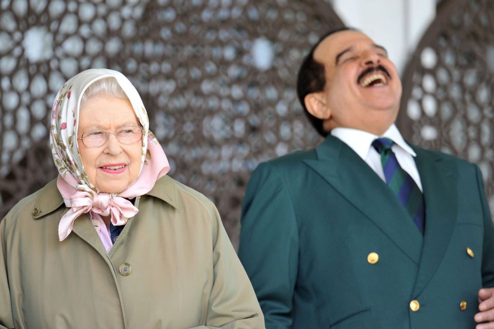 The Queen and the King of Bahrain Hamad bin Isa Al Khalifa attended the Windsor Horse Show