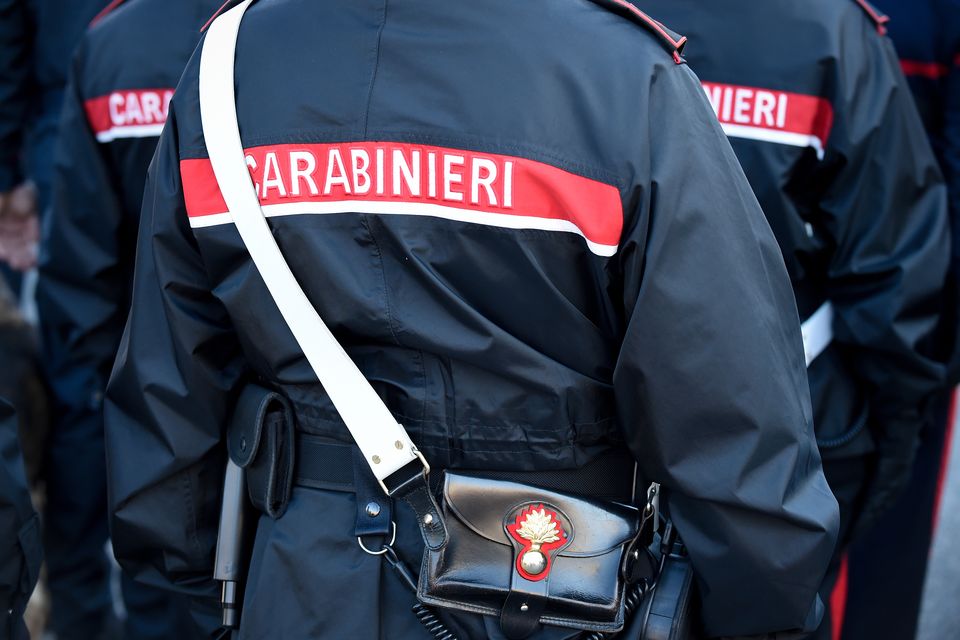 Italian police and emergency services were called to the scene in Genoa. File photo