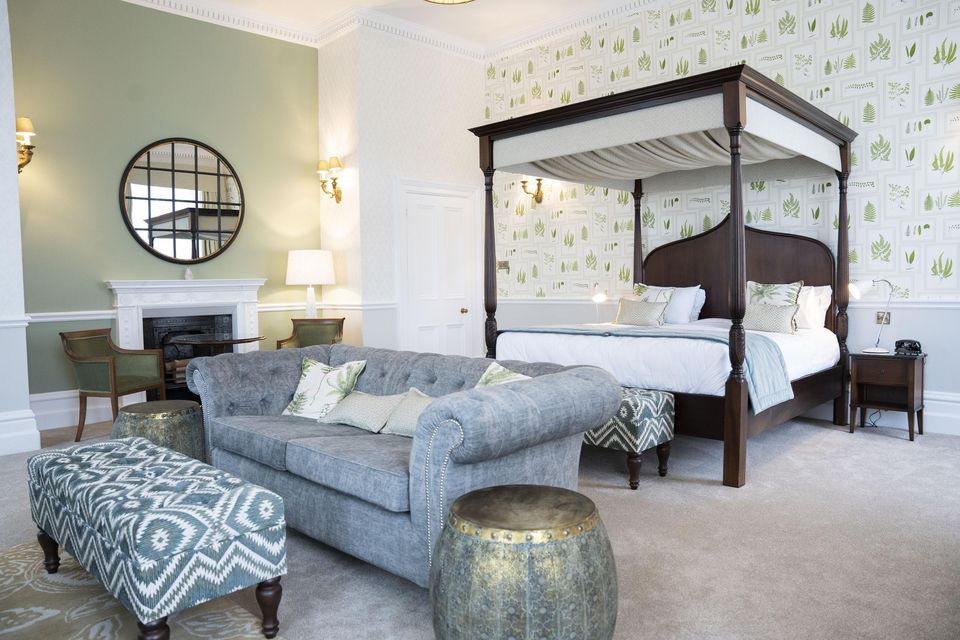 A bedroom at Heythrop Park. Photo: Warner Leisure Hotels/PA.