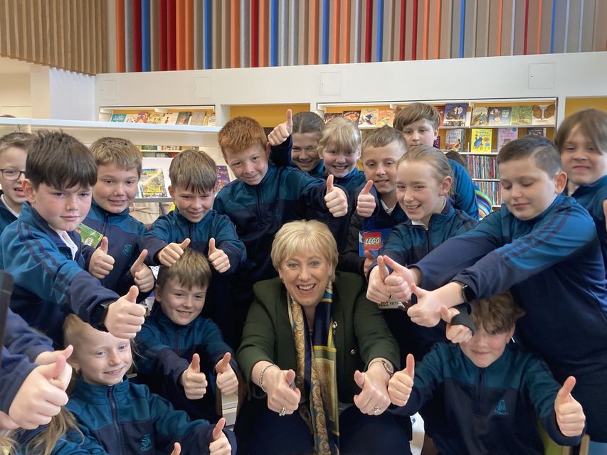 Minister Heather Humphreys at the unveiling of the €7.2 million new Mayfair Library in Kilkenny City