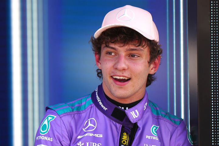 Teen Kimi Antonelli holds off Lando Norris in Miami to claim a third straight victory as race survives the weather