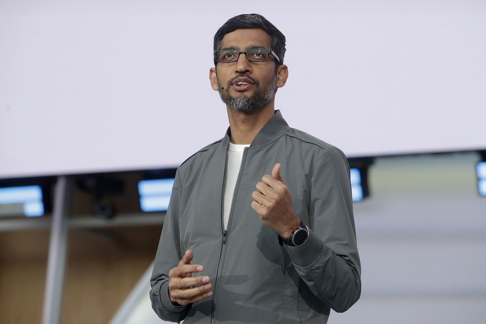 Google CEO Sundar Pichai (Jeff Chiu/AP)