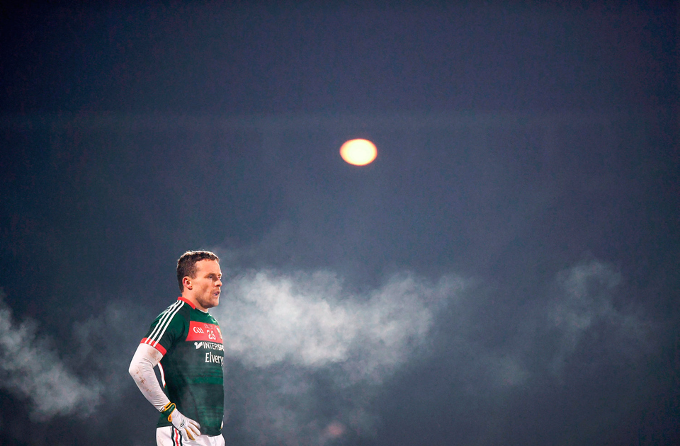 Andy Moran of Mayo during the match Photo: Stephen McCarthy/Sportsfile