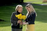 thumbnail: Sabina Higgins and Irish Cancer Society CEO Averil Power at Áras an Uachtaráin yesterday. Photo: Maxwells