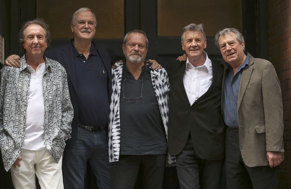 Python stars Eric Idle, John Cleese, Terry Gilliam, Michael Palin and Terry Jones. Photo: Philip Toscano