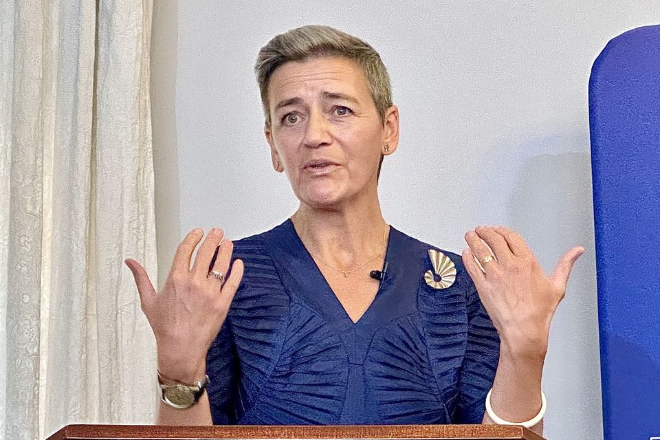 EU vice-president and competition and digital commissioner Margrethe Vestager. Photo: Adrian Weckler