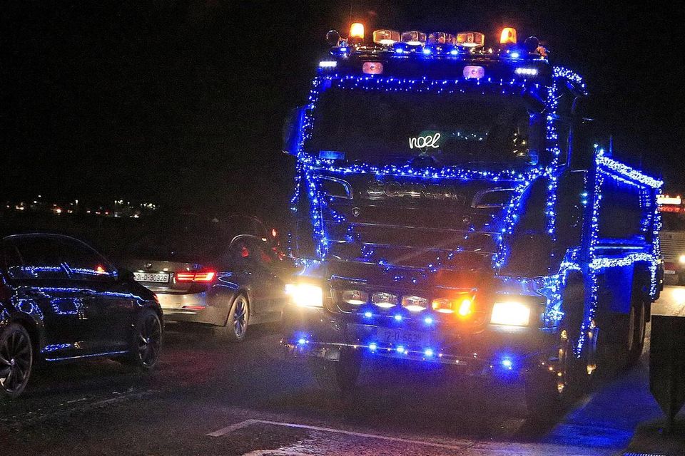 Noel Bertram's truck was voted the Best Truck on the “Keep Her Lit For Lar” Charity Run. Photo Jack Corry