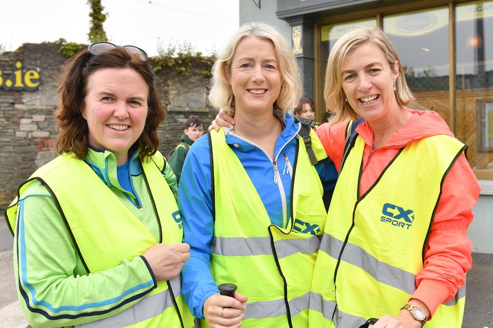 Elaine, Karen and Catherine Dillon who took part in the Cross Cooley Challenge. Photo: Ken Finegan/www.newspics.ie