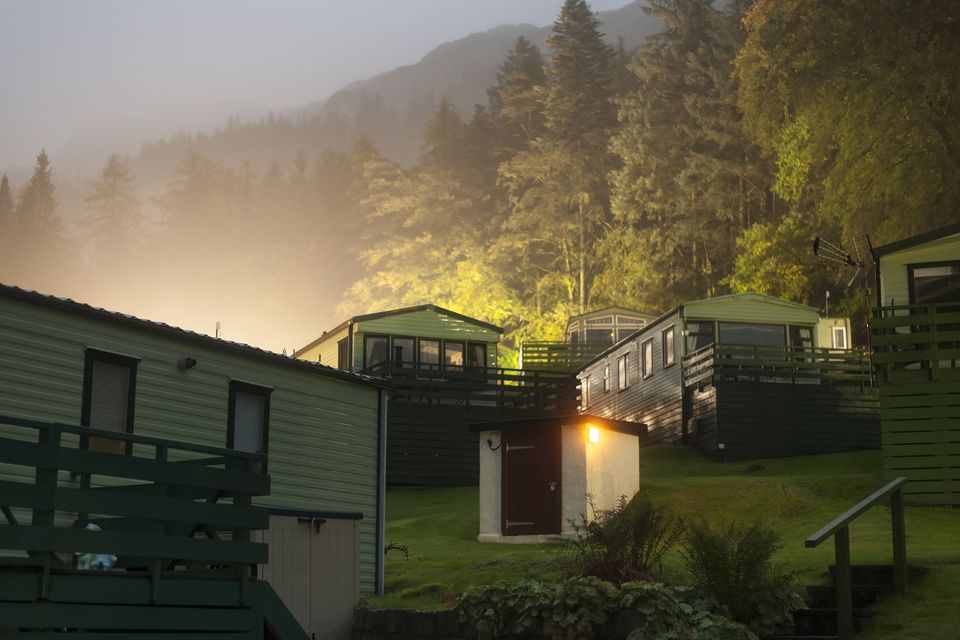 Our mobile home was damaged by fire. Photo: Getty