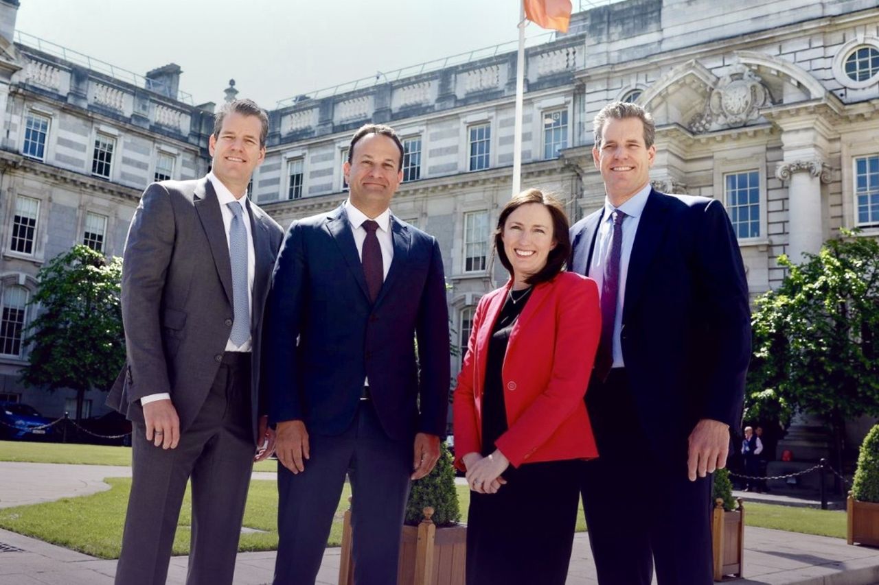 Gemini ⁢co-founders with Gillian lynch and Leo Varadkar