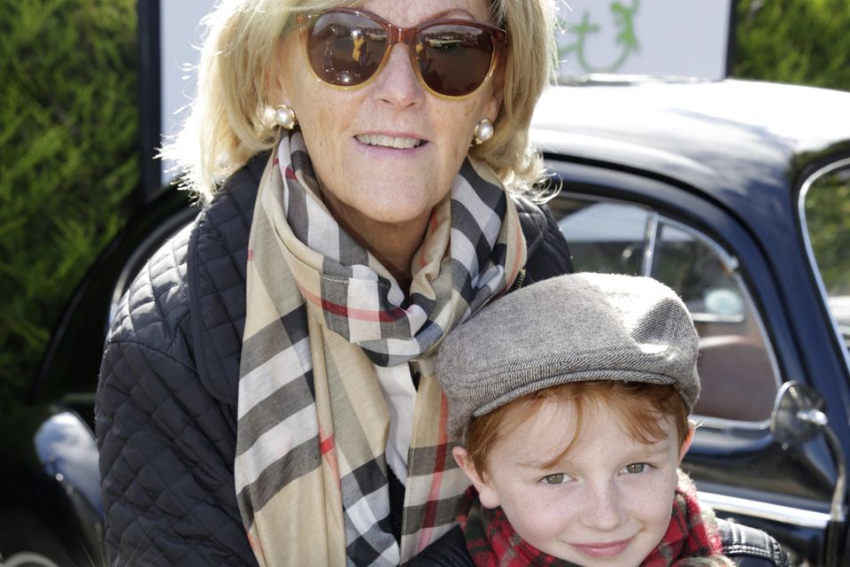 Rita Ivory and her grandson Conor Carberry