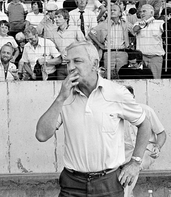 Dublin manager Kevin Heffernan at the final whistle