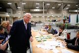 thumbnail: Senator Michael McDowell at the referendum count.