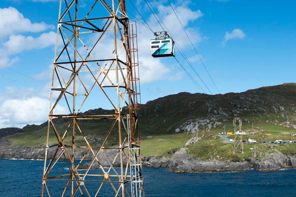 The existing cable car to Dursey Island