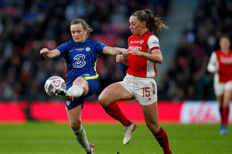 No joy for Katie McCabe and Arsenal as Chelsea cruise to FA Cup glory ...