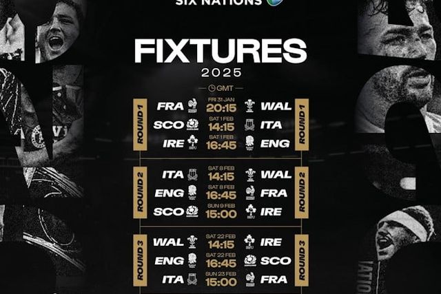 Ireland to face England in 2025 Six Nations opener as fixtures and ...