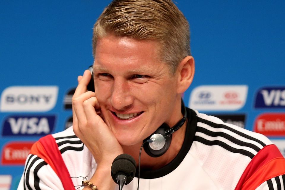 Bastian Schweinsteiger has been hailed as "the ultimate professional" by Manchester United boss Louis Van Gaal