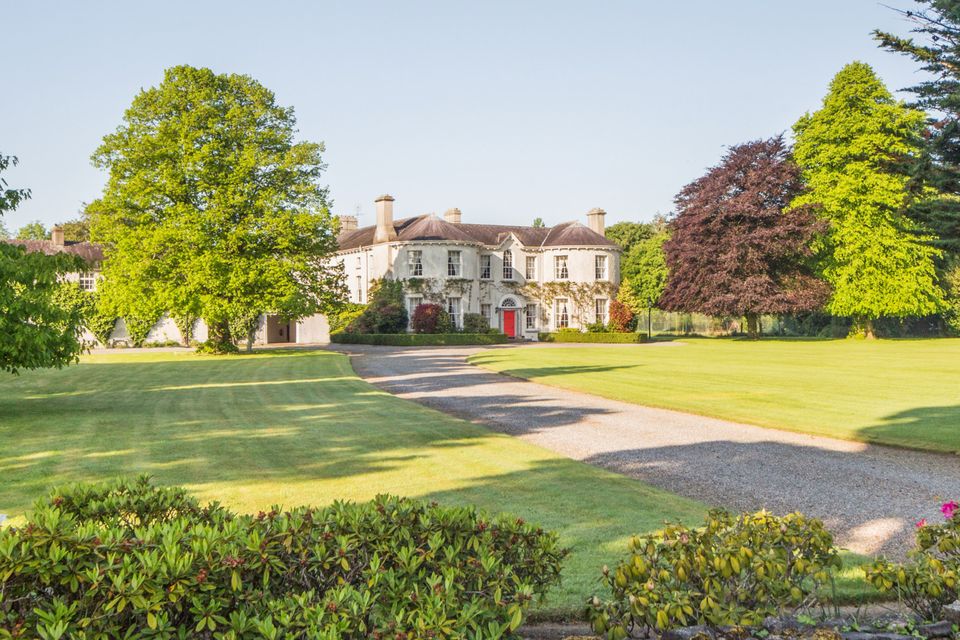 €4.35m: An exterior shot of Dowdstown House.