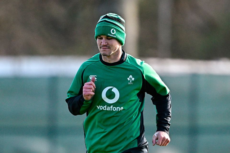 Ireland skipper Jonathan Sexton will miss the Six Nations clash with France following an injury picked up during the week. Photo: Sportsfile
