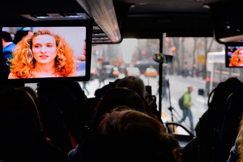 A "Sex and The City" tour run by On Location Tours in New York. Photo: STAN HONDA/AFP/Getty Images