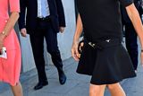 thumbnail: Brigitte Macron, wife of French President, arrives to take part in a visit to the Magritte Museum, on May 25, 2017 in Brussels on the sidelines of the NATO (North Atlantic Treaty Organization) summit.