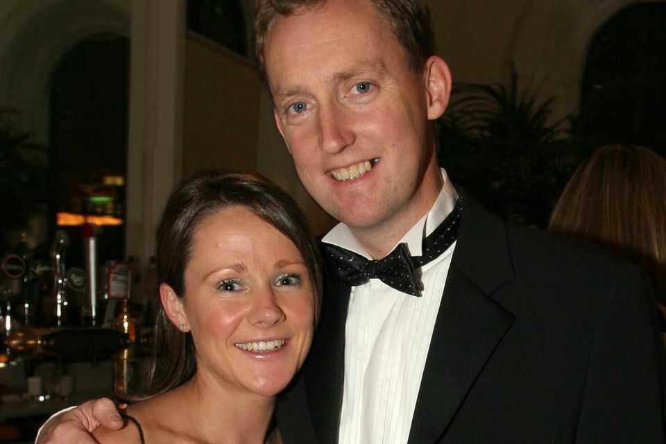 TD Barry Andrews and his wife Sinead