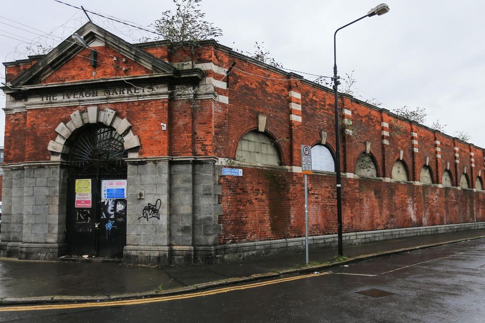 The historic Iveagh Markets building in The Liberties. Pic: Gerry Mooney