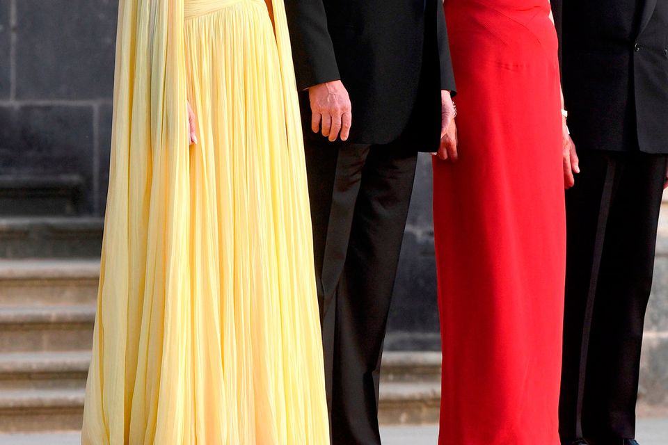 Melania yellow clearance gown