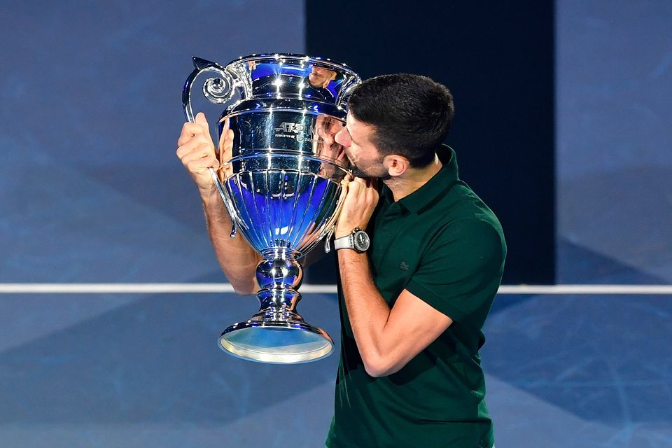 Djokovic secures year-end No. 1 ranking for by beating Rune at ATP Finals