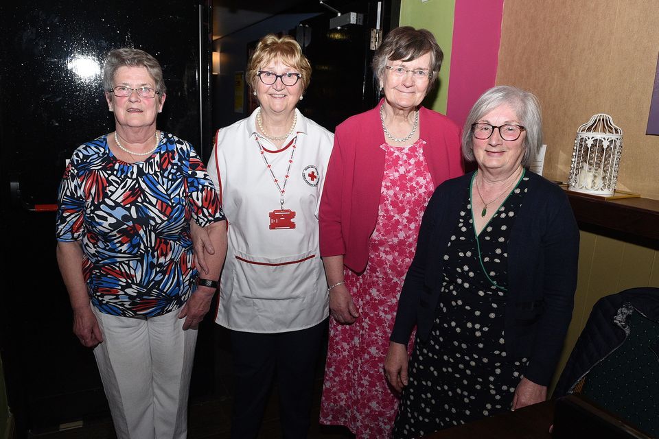 Millstreet Active Retirement Officers Margaret Leader, Nuala O'Riordan, Mary Sheahan and Mary McSweeney at the Millstreet Bealtaine Dance.  Picture John Tarrant