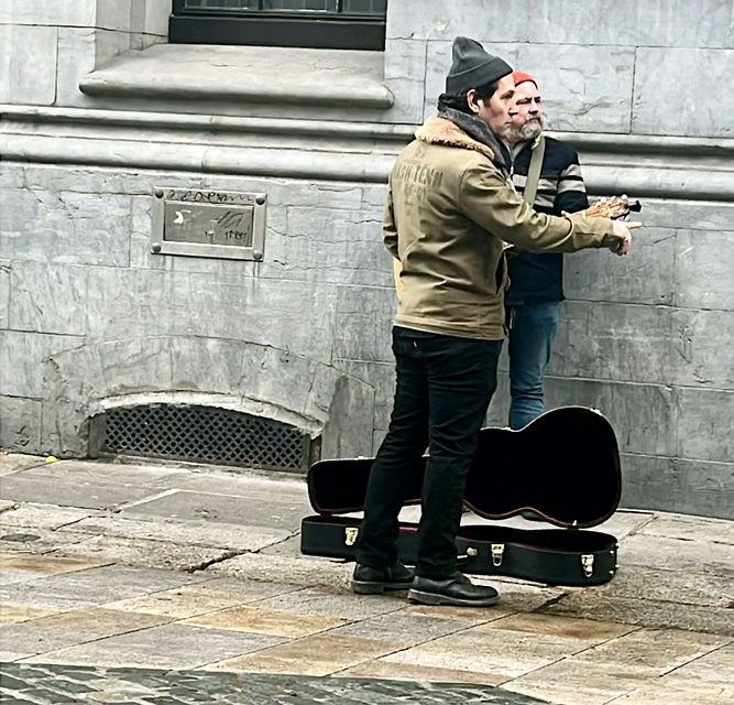 Paul Rudd filming his new film Power Ballad in Dublin