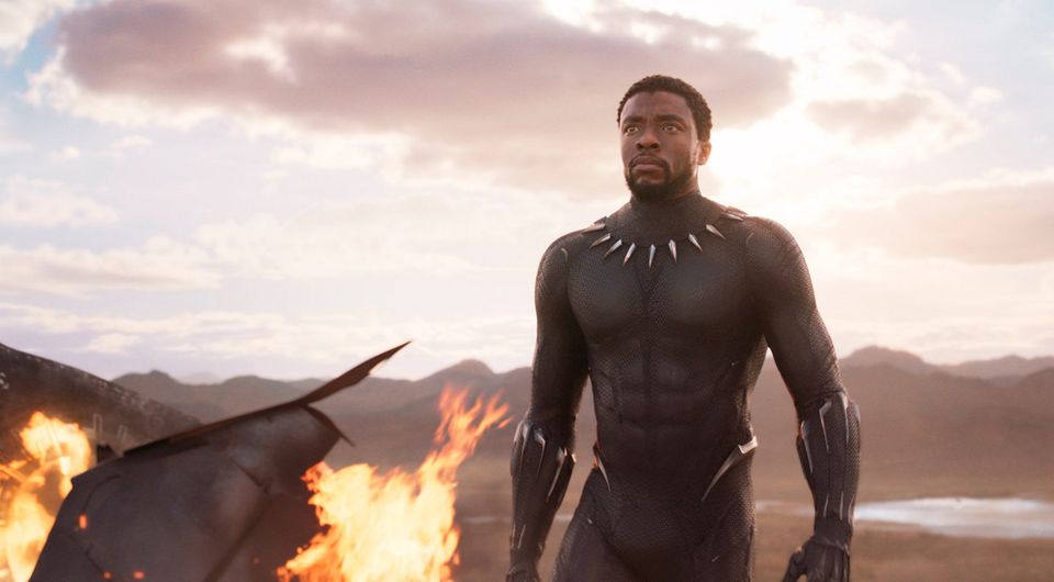 Success: Chadwick Boseman in ‘Black Panther’, which made $700m in North America