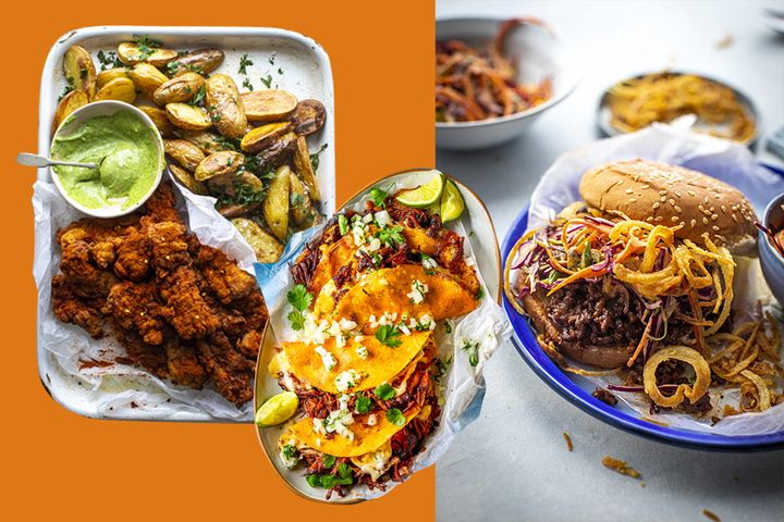 Donal Skehan’s crunchy, saucy, cheesy, salty weekend dishes – birria tacos, sloppy joes and harissa fried chicken