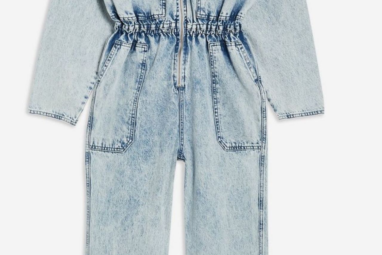 Topshop acid cheap wash boiler suit