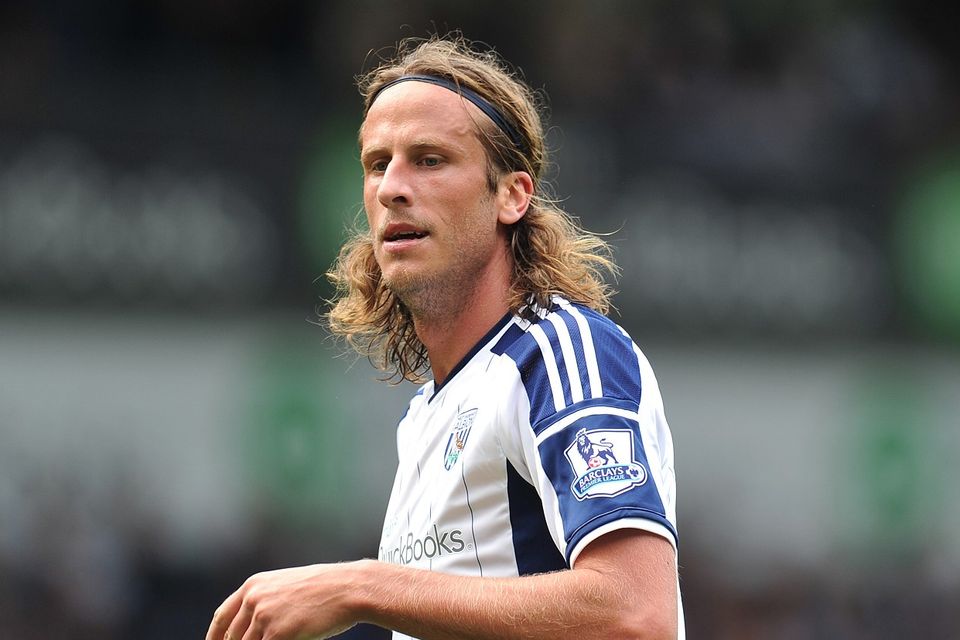 Jonas Olsson, pictured, will not feature again until January