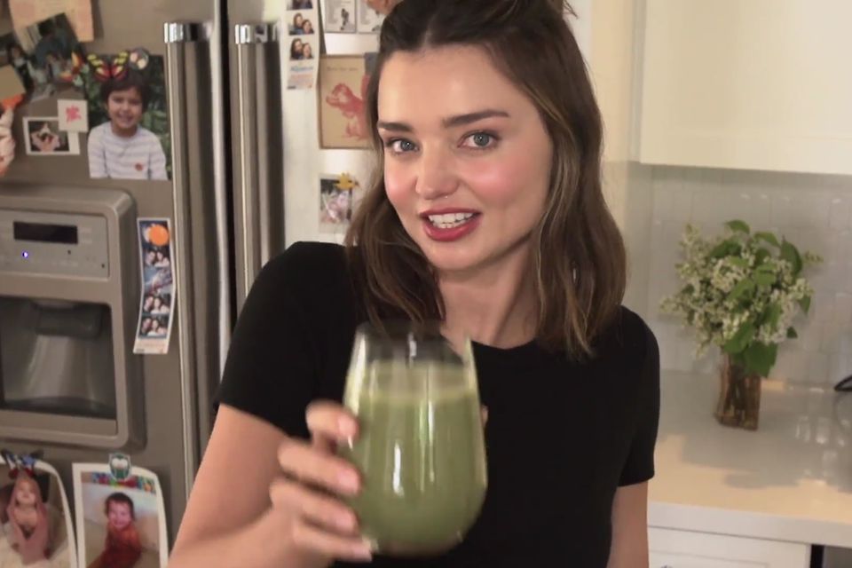 Miranda Kerr shares recipe for her 'pre-wedding detox smoothie'