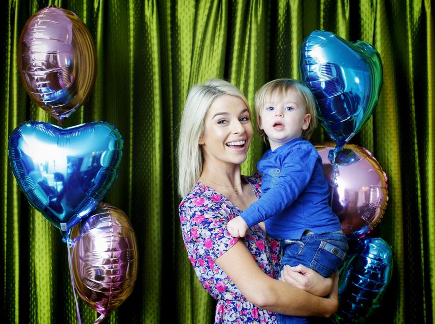 Pippa O'Connor and her son Ollie