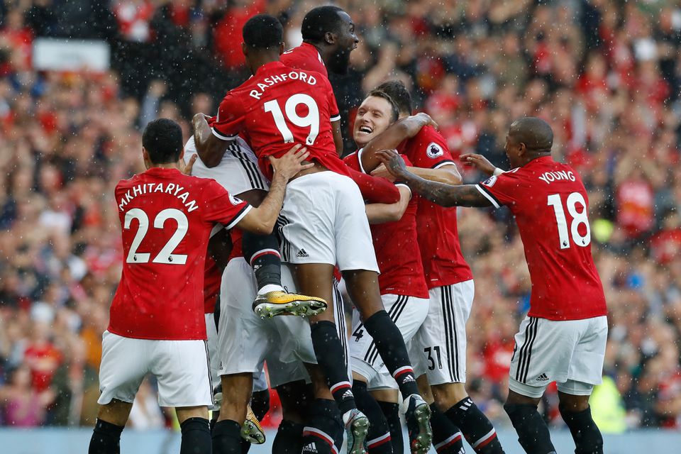 Manchester United were easy winners over Everton